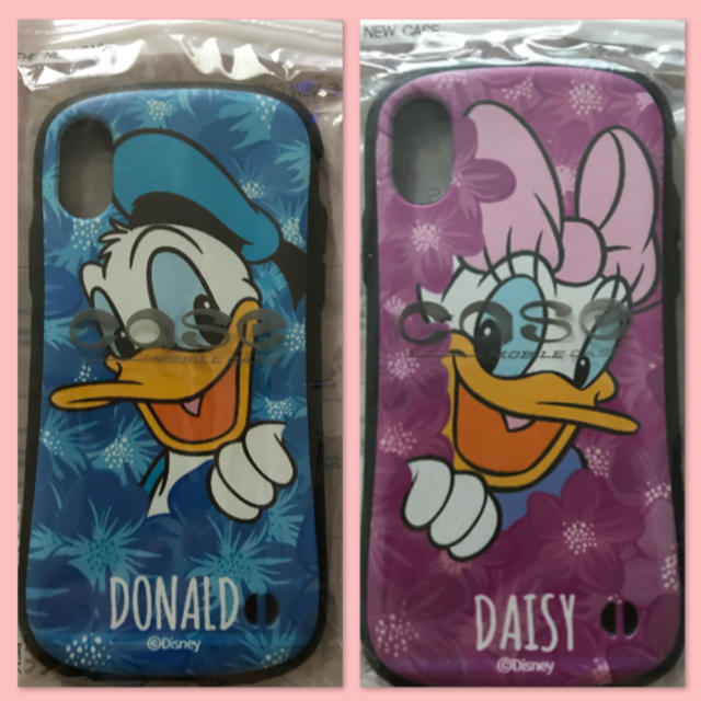 Disney(ディズニー)の✨ドナルド＆デイジー iPhone Xケース🌷✨ スマホ/家電/カメラのスマホアクセサリー(iPhoneケース)の商品写真