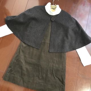 ケープ （タートルカットソー付き）女児 ハンドメイド(その他)