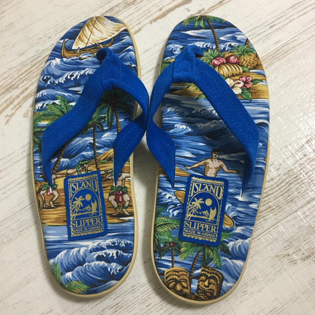 ISLAND SLIPPER(アイランドスリッパ)のISLAND SLIPPER☆デザインビーサン メンズの靴/シューズ(ビーチサンダル)の商品写真