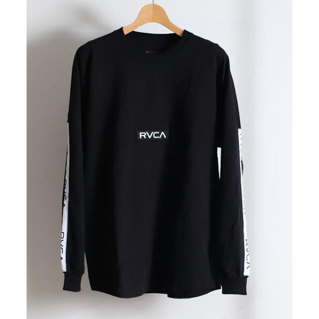 RVCA(ルーカ)の【ari様専用】新品 RVCA TAPE LS ルーカ ロンT ブラック M メンズのトップス(Tシャツ/カットソー(七分/長袖))の商品写真