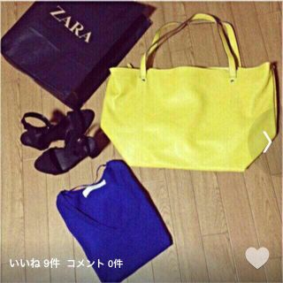 ザラ(ZARA)のzaraBASICバッグ(トートバッグ)