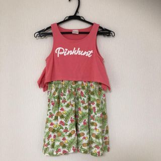 ベビードール(BABYDOLL)のpinkhunt トロピカル ワンピース 130cm(ワンピース)