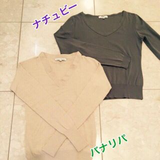 バナナリパブリック(Banana Republic)のナチュビーとバナリパのトップスSET(ニット/セーター)