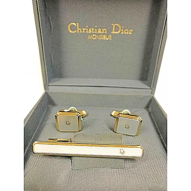 Christian Dior - クリスチャンディオール ムッシュ タイピン カフスボタンセット カフリンクスの通販 by Bちゃん