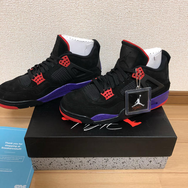 NIKE(ナイキ)の【27.5】AIR JORDAN 4 RETRO NRG "RAPTORS"  メンズの靴/シューズ(スニーカー)の商品写真