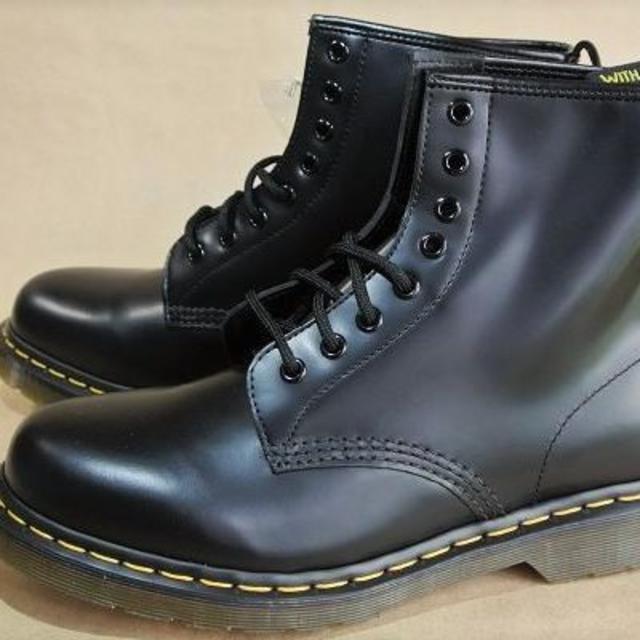 Dr.Martens 8"編上ブーツ本革黒 No.1460 UK9.0 (TH)