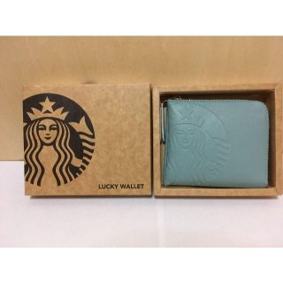 スターバックスコーヒー(Starbucks Coffee)のさら様専用 黒とブルー2つセット価格 スタバ☆ラッキーウォレット（ブルー）(コインケース)