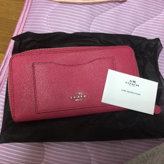 コーチ(COACH)の財布 ショッキングピンク(財布)