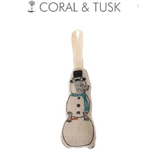 アッシュペーフランス(H.P.FRANCE)のCORAL＆TUSK   雪だるまのオオカミオーナメント 専用です(その他)