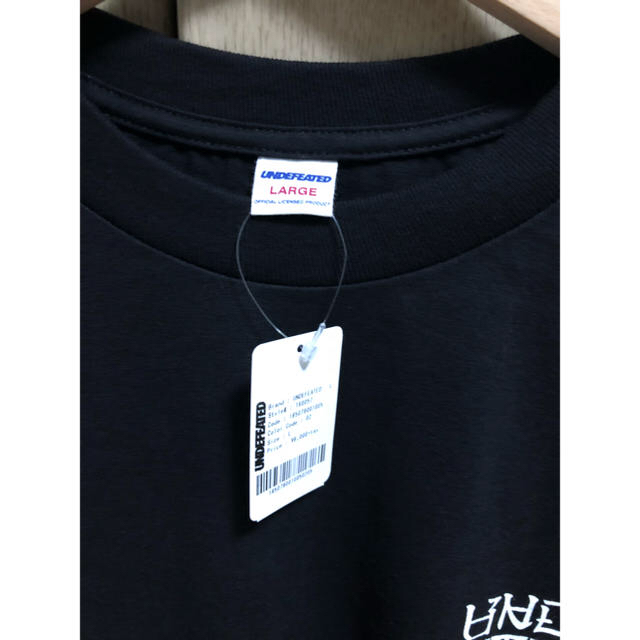 UNDEFEATED(アンディフィーテッド)のUndefeated UKIYOE SUMO S/S tee ブラック Lサイズ メンズのトップス(Tシャツ/カットソー(半袖/袖なし))の商品写真