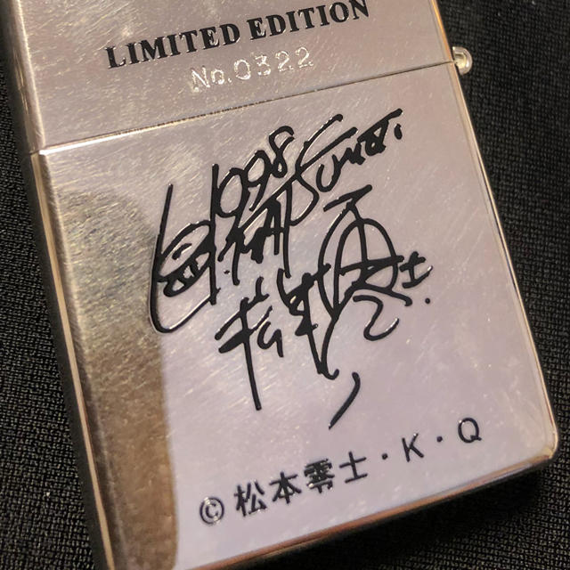 松本零士 クイーンエメラルダス ZIPPO シリアルナンバー 0219-