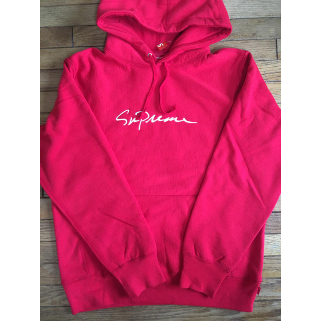 トップスsupreme Classic Script Hooded