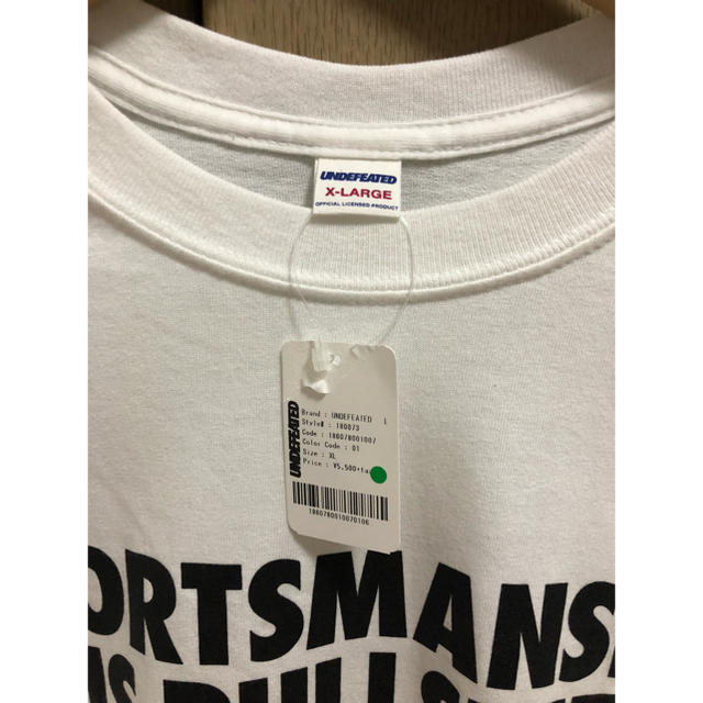 UNDEFEATED(アンディフィーテッド)のUndefeated Sportmanship is bullshit Tee メンズのトップス(Tシャツ/カットソー(半袖/袖なし))の商品写真