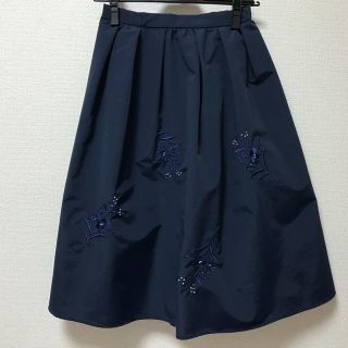 ジルバイジルスチュアート(JILL by JILLSTUART)のJILL by JILL STUART スカート ネイビー(ひざ丈スカート)