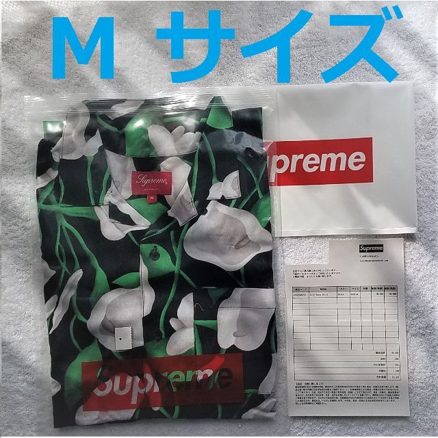 送料込 supreme Lily Rayon Shirt Mサイズ-