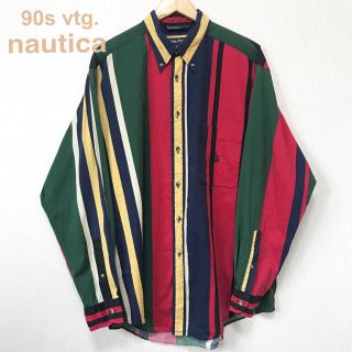 ノーティカ(NAUTICA)のakiraさん専用 90s ノーティカ マルチカラー ストライプ ビッグシャツ (シャツ)