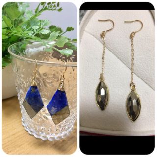 momon様♡ おまとめ 天然石ピアス 一点物(ピアス)