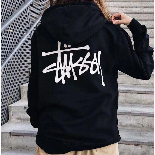 STUSSY 　(ステューシー)パーカー　長袖　男女兼用　Ｍサイズ | フリマアプリ ラクマ