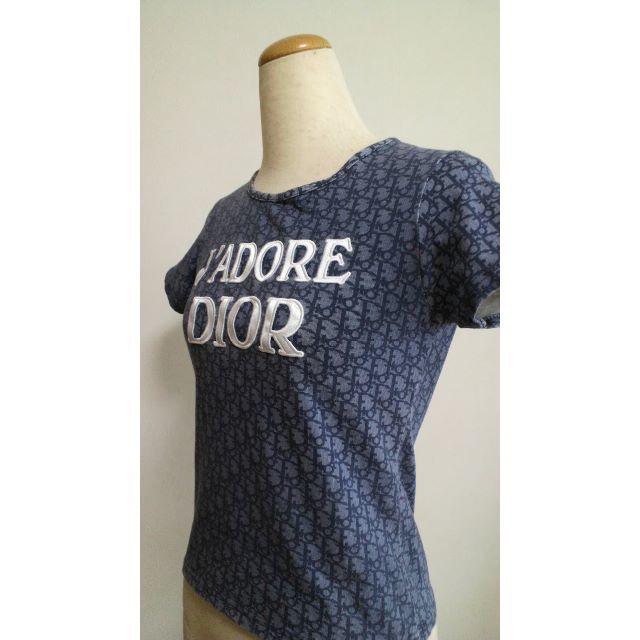 Christian Dior(クリスチャンディオール)のChristian Dior トロッター柄　Tシャツ♡ レディースのトップス(Tシャツ(半袖/袖なし))の商品写真