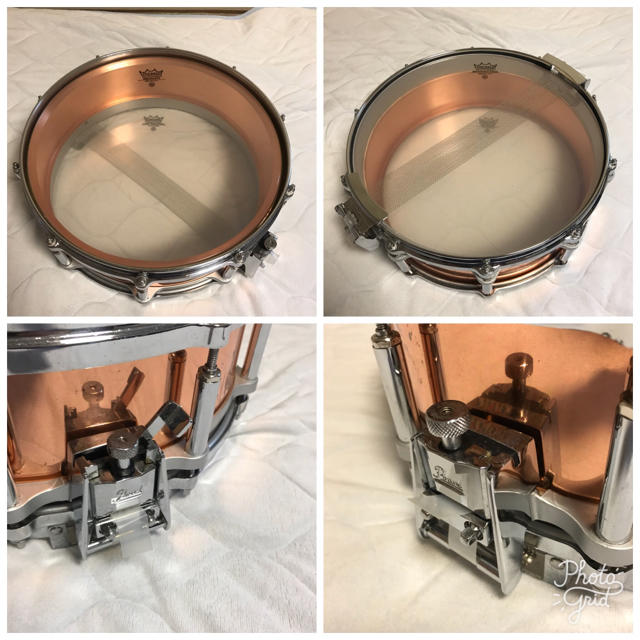 希少 Pearl フリーフローティング スネア カッパー 14×5?