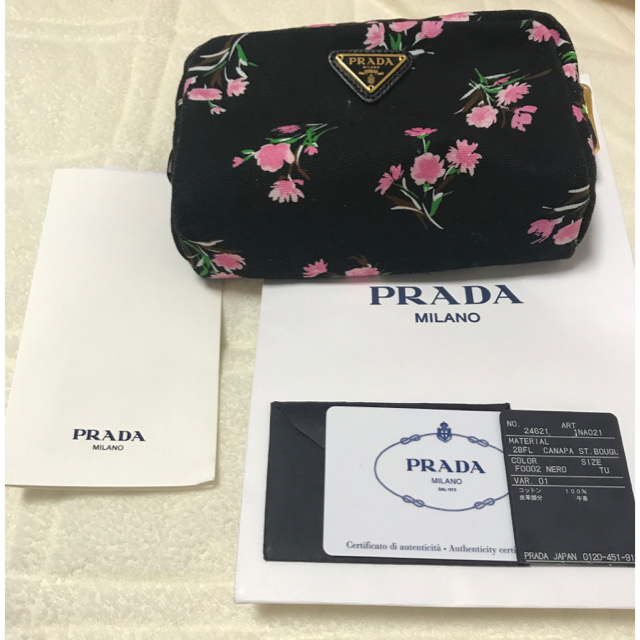 PRADA(プラダ)のPRADAポーチ レディースのファッション小物(ポーチ)の商品写真