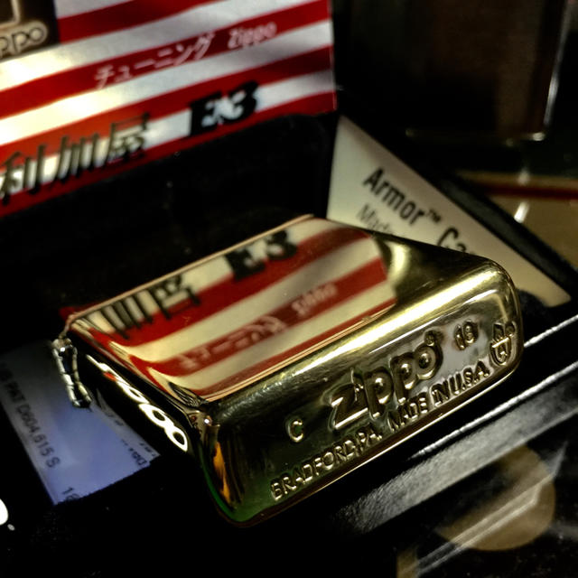 チューニングZippo ⚡️Armor #169 Solid-Brass 真鍮無垢