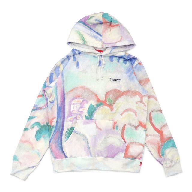 supreme landscape hooded sweatshirt