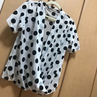 ザラ(ZARA)のZARA新品 スケTシャツ ドット(Tシャツ(半袖/袖なし))