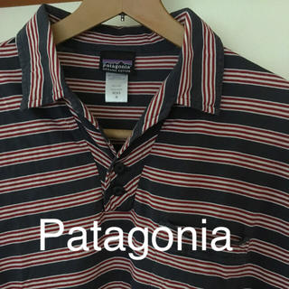 パタゴニア(patagonia)のPatagonia パタゴニア マルチボーダー オープンカラー ポロシャツ 美品(ポロシャツ)