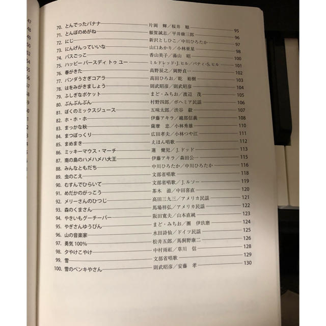 和伴奏による幼児の歌  楽器のスコア/楽譜(童謡/子どもの歌)の商品写真