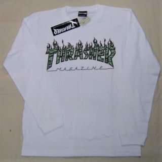 スラッシャー(THRASHER)の新作 スラッシャー TIGER FLAME CAMO Tシャツ 長袖(Tシャツ/カットソー(七分/長袖))