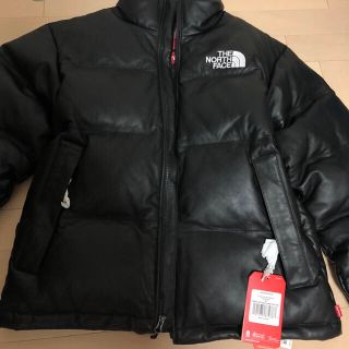 シュプリーム(Supreme)のsupreme north face leather nupse M(ダウンジャケット)