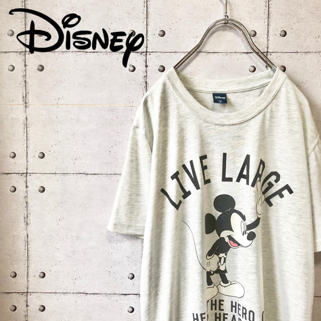 Disney(ディズニー)の【大人気】 90s ディズニー ミッキー ビッグプリント Tシャツ シンプル メンズのトップス(Tシャツ/カットソー(半袖/袖なし))の商品写真