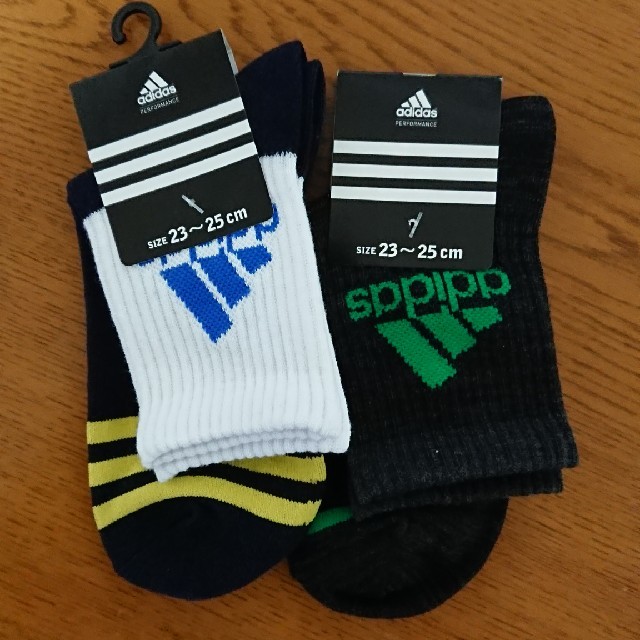 adidas(アディダス)のadidas 新品靴下 5足組  (23～25センチ) メンズのレッグウェア(ソックス)の商品写真