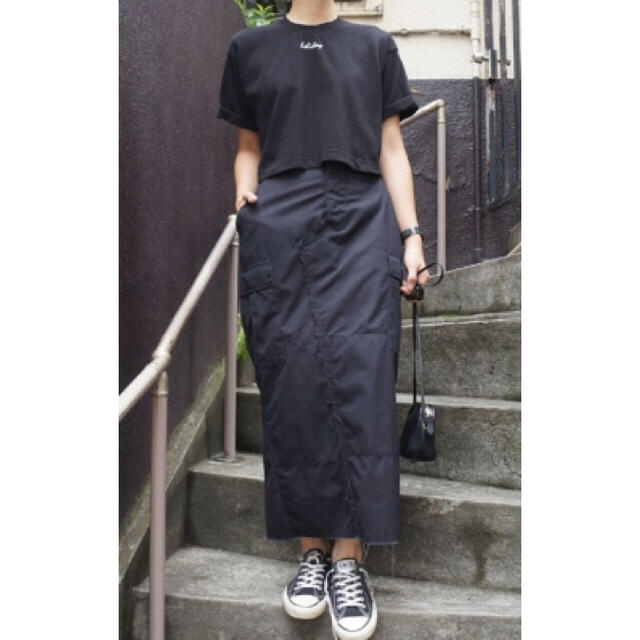 BEAMS BOY(ビームスボーイ)のH /アッシュ Remake Military Pencil Skirt  レディースのスカート(ロングスカート)の商品写真