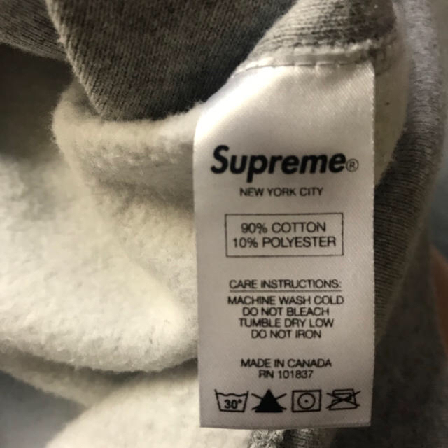 16AW supreme box logo hooded sweatshirt