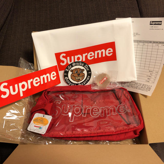 18aw supreme utility bag ユーティリティ RED 赤