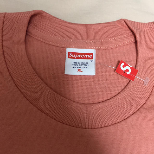 送料込 XL Supreme Liquid Tee テラコッタ