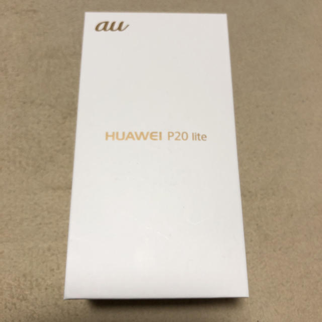 ANDROID(アンドロイド)のSIMフリー HUAWEI P20 lite ブラック au HWV32 未開封 スマホ/家電/カメラのスマートフォン/携帯電話(スマートフォン本体)の商品写真