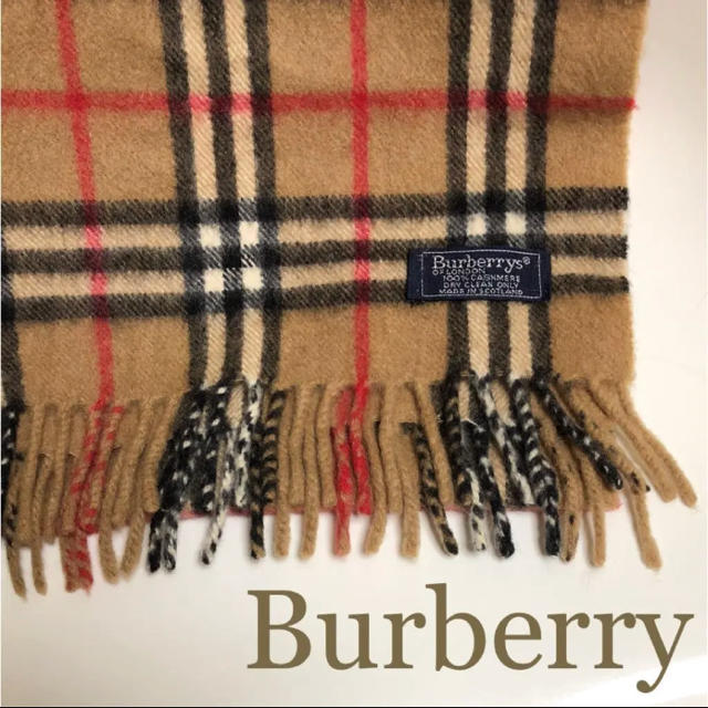 BURBERRY(バーバリー)の専用！バーバリー マフラー カシミヤ☆ チェック ☆  レディースのファッション小物(マフラー/ショール)の商品写真