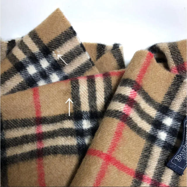 BURBERRY(バーバリー)の専用！バーバリー マフラー カシミヤ☆ チェック ☆  レディースのファッション小物(マフラー/ショール)の商品写真