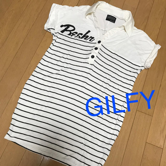 MAISON GILFY(メゾンギルフィー)のGILFY ワンピース ポロシャツ ギルフィー BACKS バックス レディースのワンピース(ミニワンピース)の商品写真