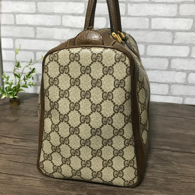 Gucci - 【GUCCI】オールドグッチ シェリーライン GG柄 ミニボストン