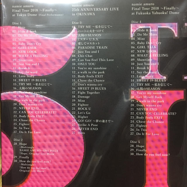 安室奈美恵 Finally Final Tour 2018 DVD 5枚セットの通販 by はむすぶ