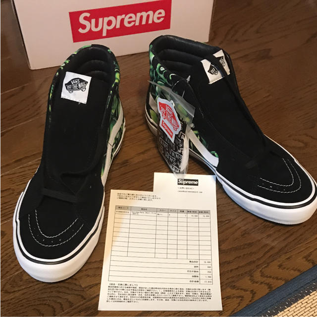 新品 supreme VANS Sk8 - Hi Pro SKULL スカルマン