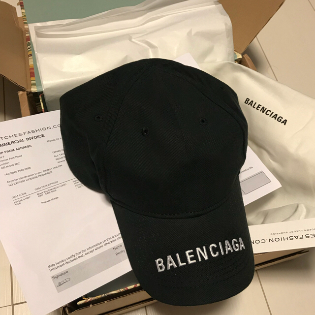 balenciaga  キャップ ロゴキャップ 新品 正規品