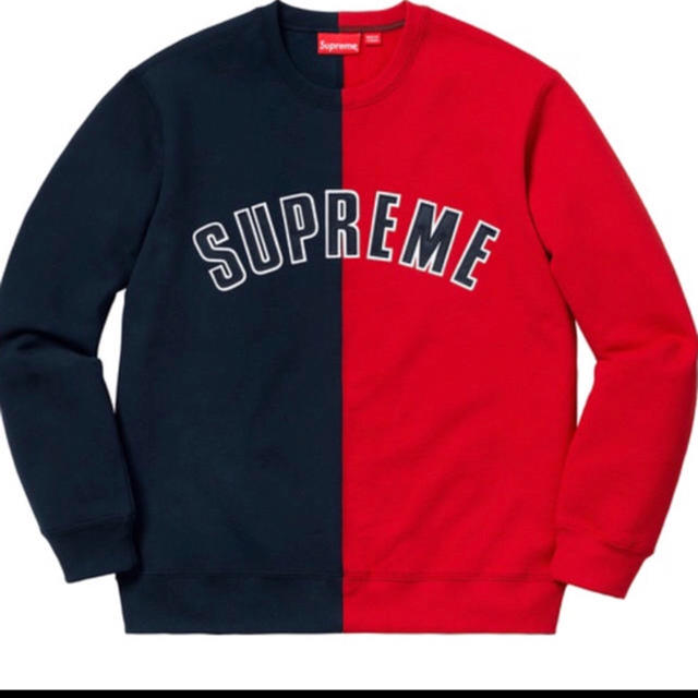 Supreme(シュプリーム)のSplit Crewneck Sweatshirt   XL メンズのトップス(スウェット)の商品写真