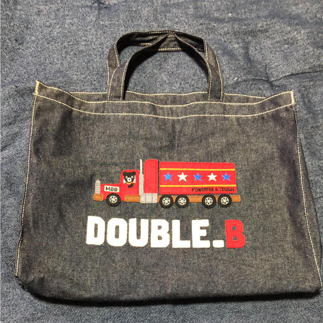 DOUBLE.B(ダブルビー)のダブルビー ミキハウス レッスンバッグ 新品未使用 キッズ/ベビー/マタニティのこども用バッグ(レッスンバッグ)の商品写真