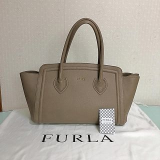 フルラ(Furla)のFURLA フルラ 美品 college カレッジ DAINO ダイノ ブラウン(トートバッグ)