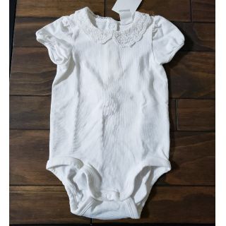 エイチアンドエム(H&M)のH&M H&M baby 80サイズ　新品タグ付き 襟付きロンパース (ロンパース)